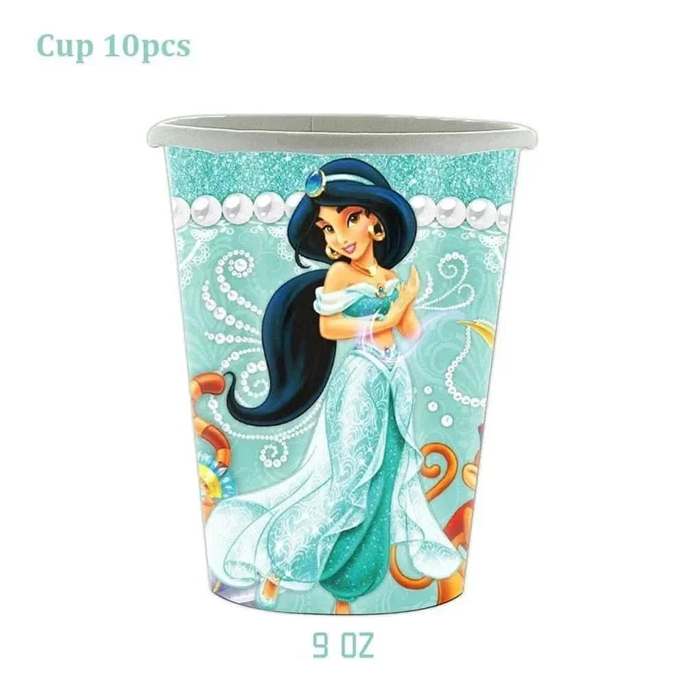 120Pcs Disposable Paper Tableware Set – Cartoon Party Decoration Kit