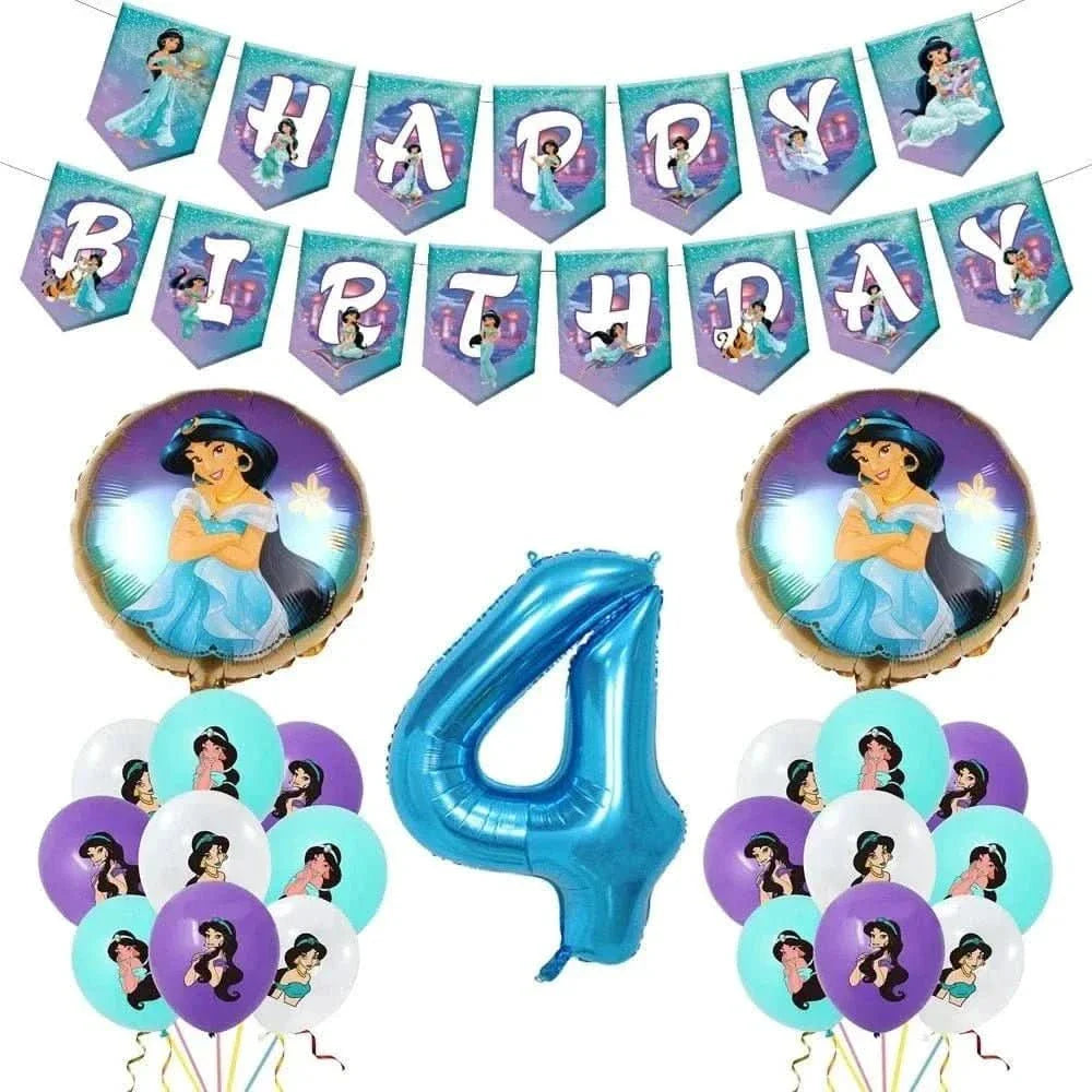 120Pcs Disposable Paper Tableware Set – Cartoon Party Decoration Kit