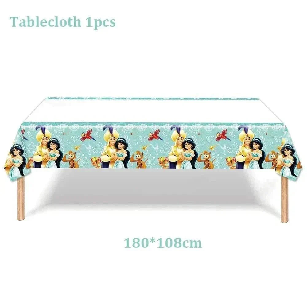 120Pcs Disposable Paper Tableware Set – Cartoon Party Decoration Kit