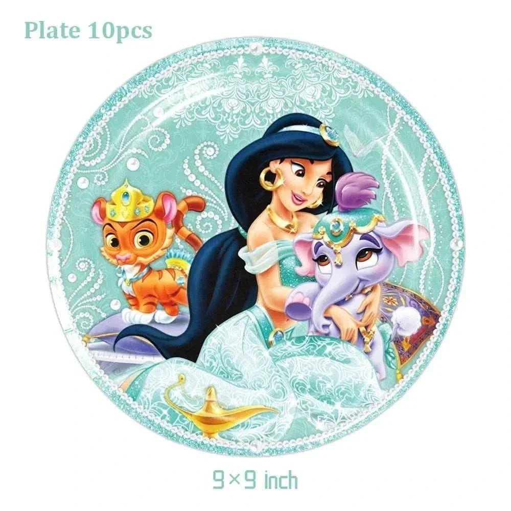 120Pcs Disposable Paper Tableware Set – Cartoon Party Decoration Kit
