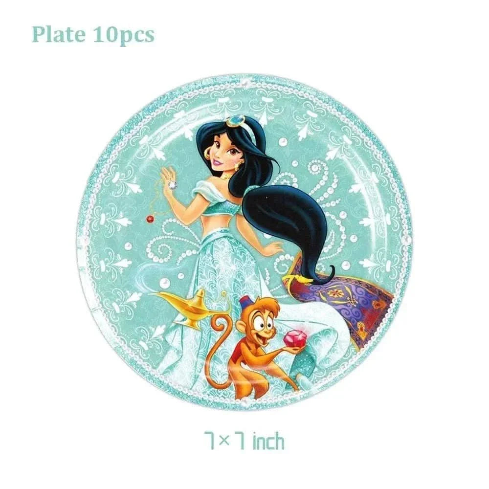 120Pcs Disposable Paper Tableware Set – Cartoon Party Decoration Kit