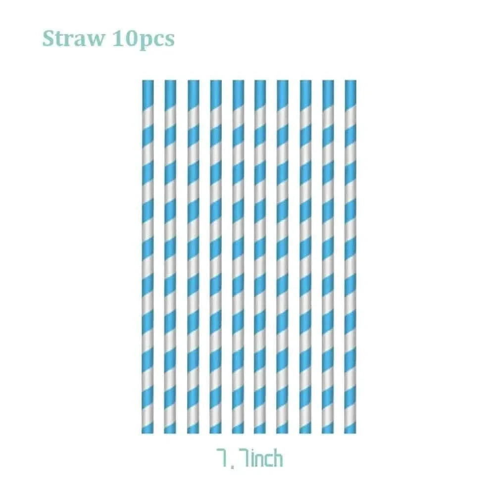 120Pcs Disposable Paper Tableware Set – Cartoon Party Decoration Kit
