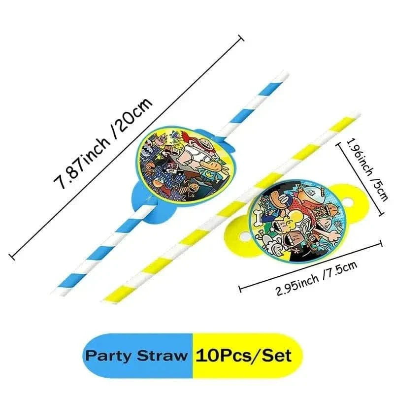 Cartoon Dog Party Tableware Kit – Eco-Friendly Disposable Plates, Cups & Decorations
