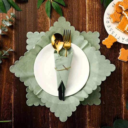 100Pcs Disposable Cocktail Napkins – Paper Beverage Napkins for Parties