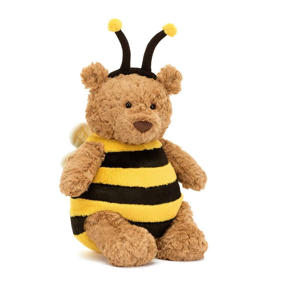 Bear Plush Playset with Bumblebee Costume – 26 cm
