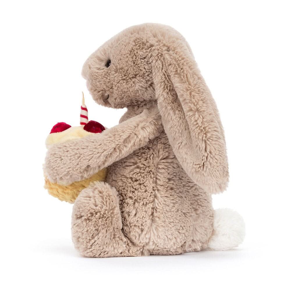 Bunny Plush Playset with Birthday Cake – 31 cm