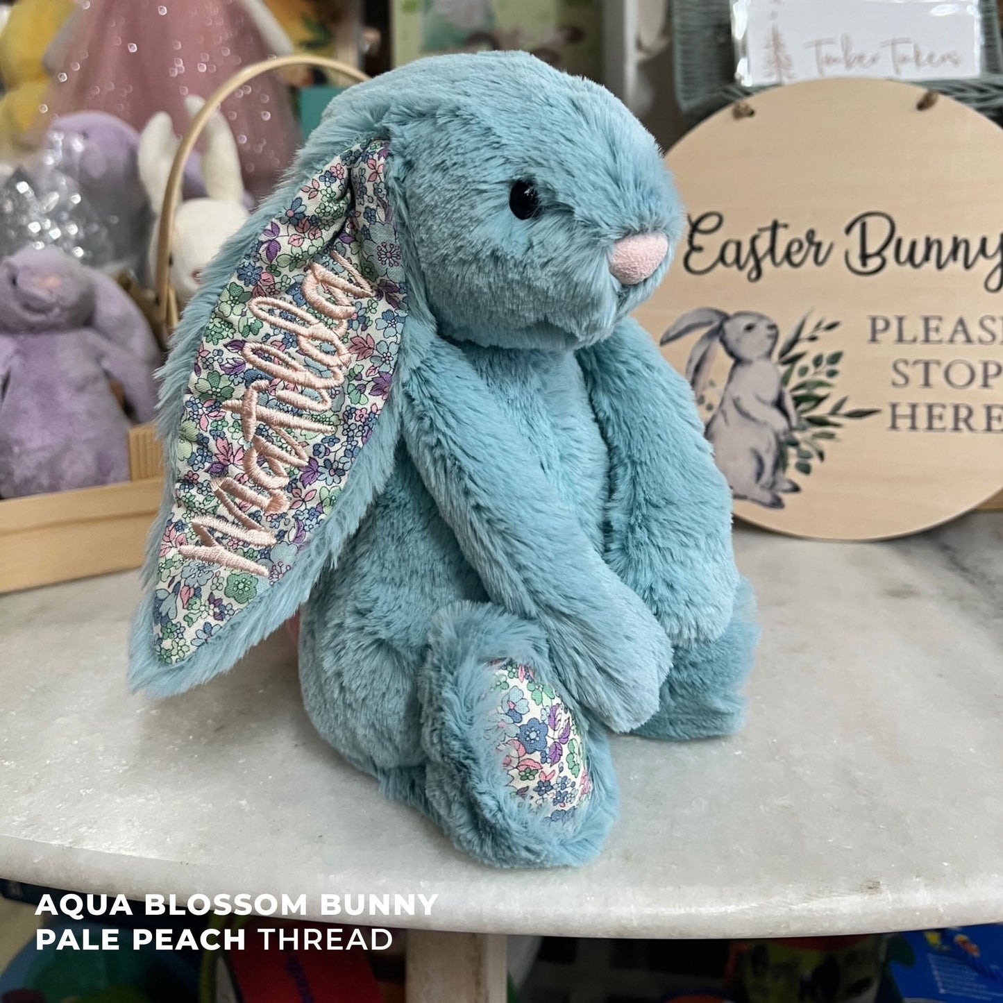 Aqua Bunny Plush Playset