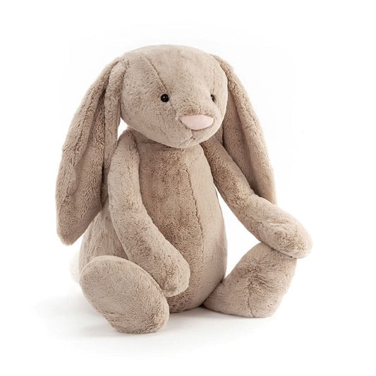 Beige Bunny Plush Playset