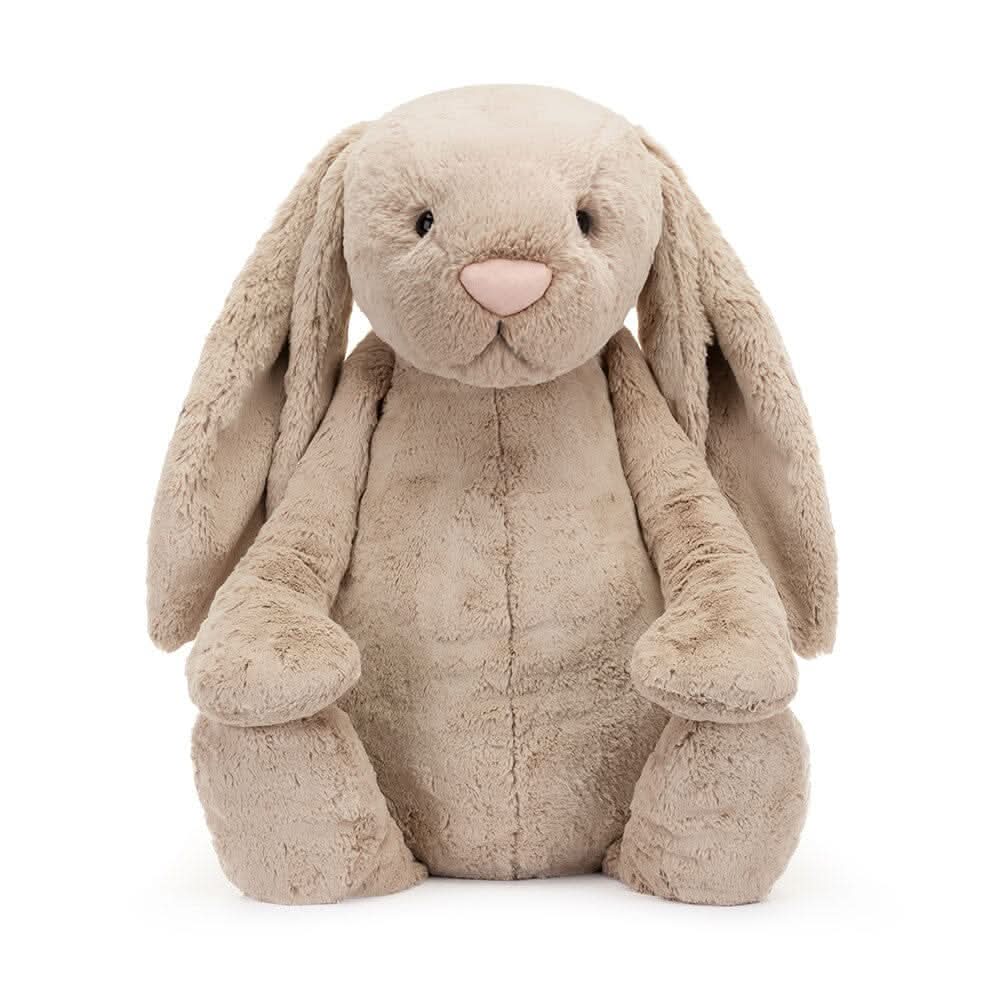 Beige Bunny Plush Playset