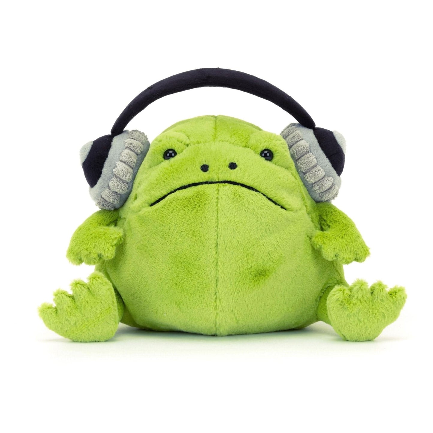 Plush Frog Playset with Headphones – 21cm