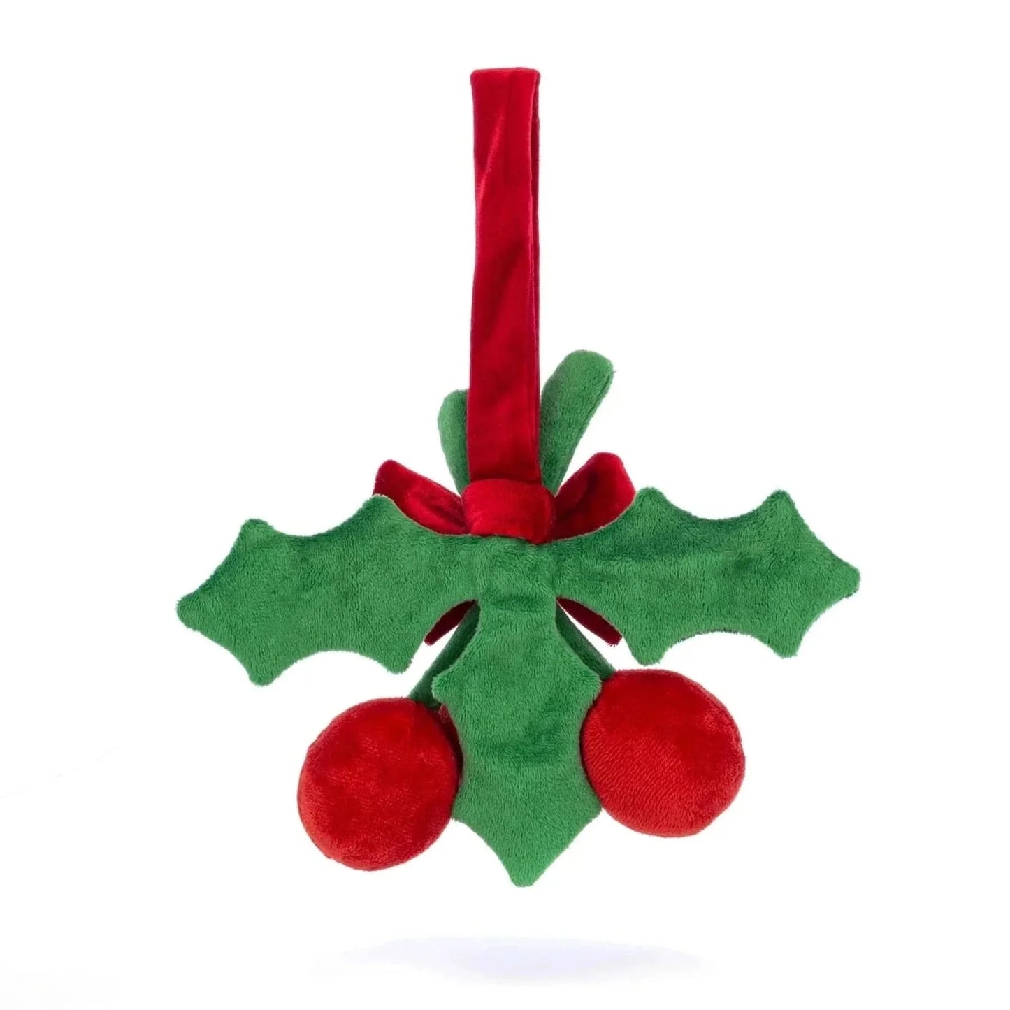 Plush Holly Decoration –  19cm